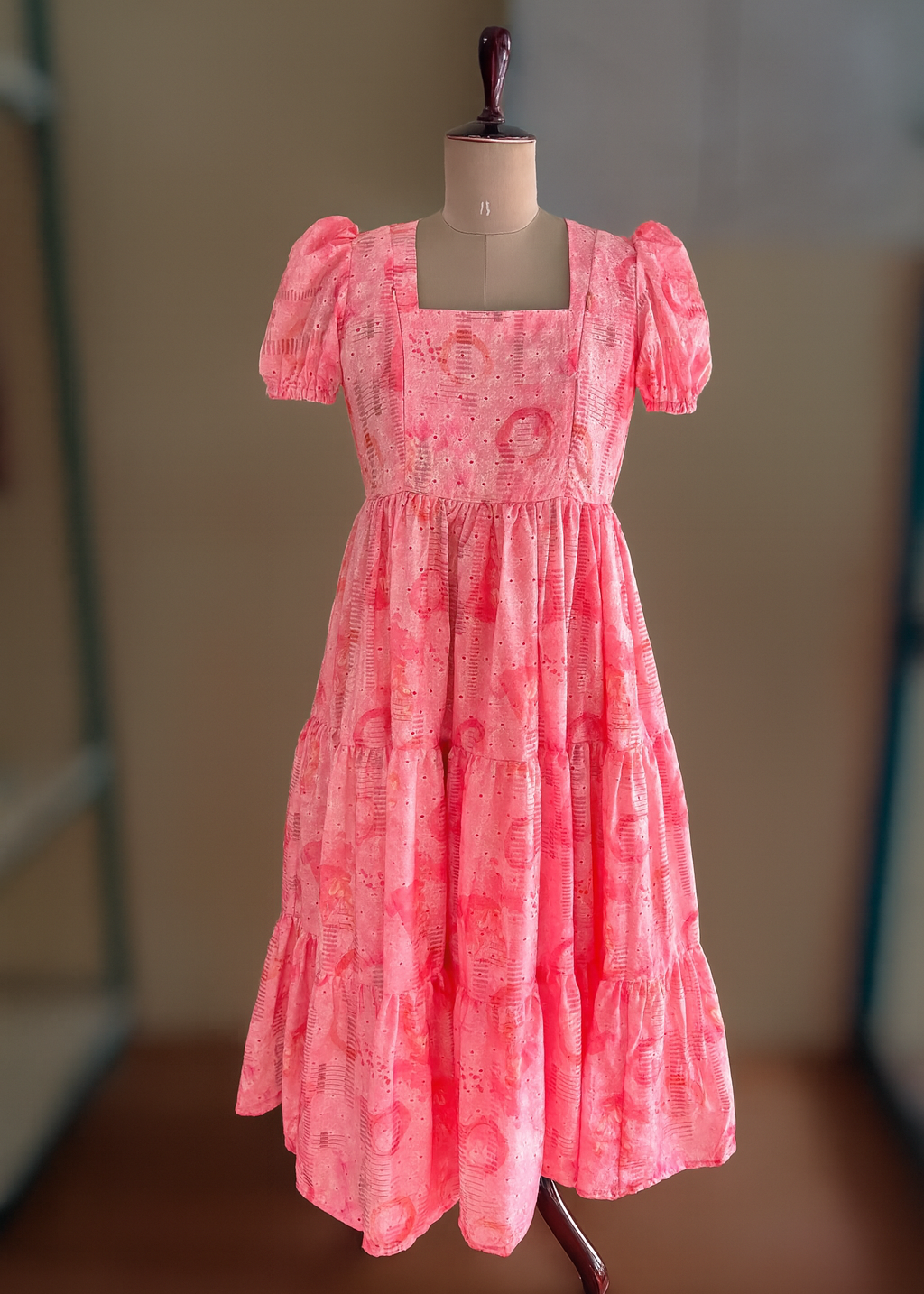 Rose Whirl (Printed Hakoba) - Premium Collection